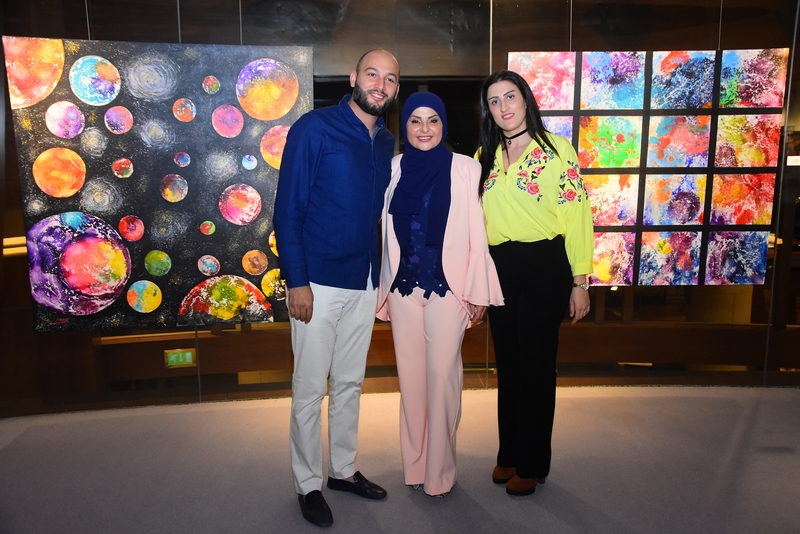 Conflicted Faces Exhibition by Fadwa Hamdan